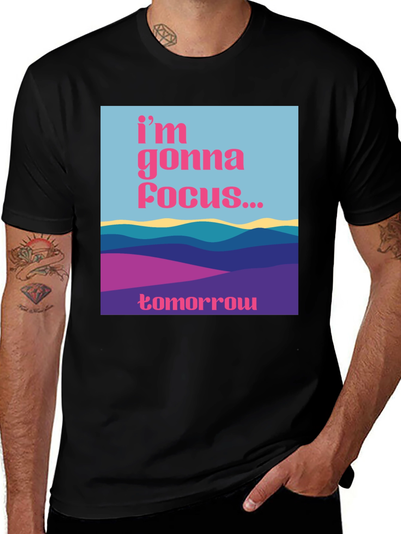 Focus Tomorrow T-Shirt - Unique Graphic Tee