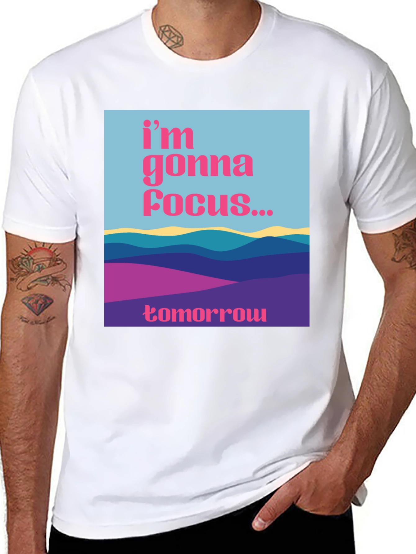 Focus Tomorrow T-Shirt - Unique Graphic Tee