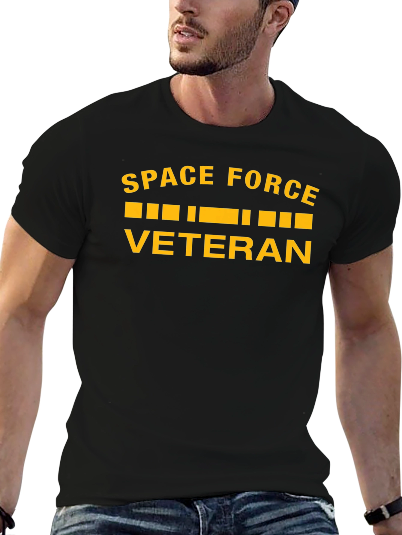 Space Force Veteran Graphic T-Shirt - Military Pride