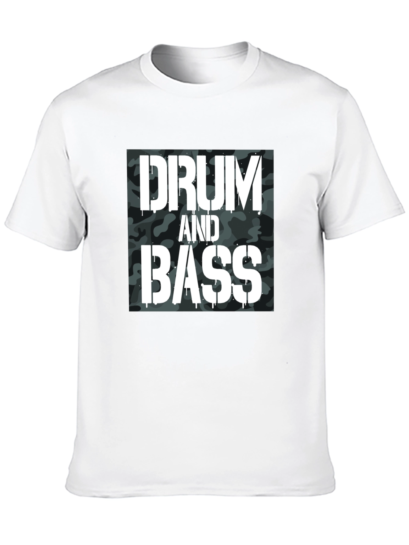 Drum and Bass Camo Graphic T-Shirt