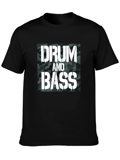Drum and Bass Camo Graphic T-Shirt