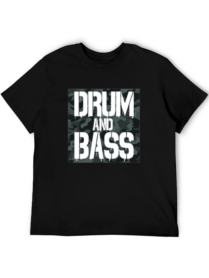 Drum and Bass Camo Graphic T-Shirt
