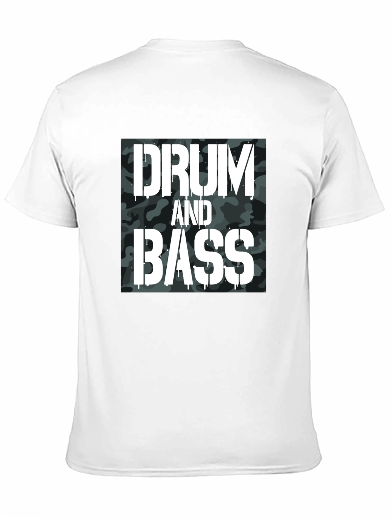 Drum and Bass Camo Graphic T-Shirt