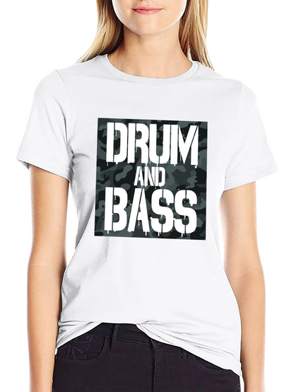 Drum and Bass Camo Graphic T-Shirt