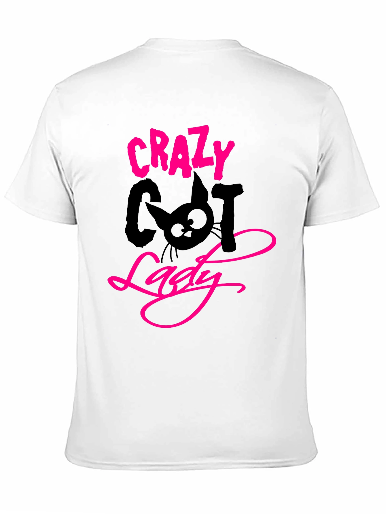 Crazy Cat Lady Black T-Shirt