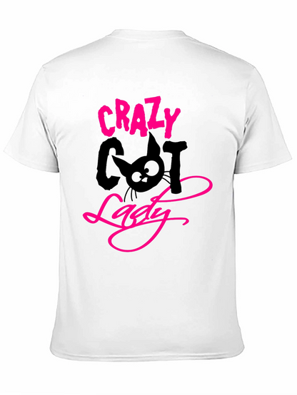 Crazy Cat Lady Black T-Shirt