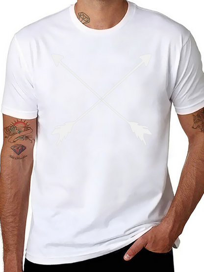 Arrow Cross T-Shirt - Stylish Graphic Tee