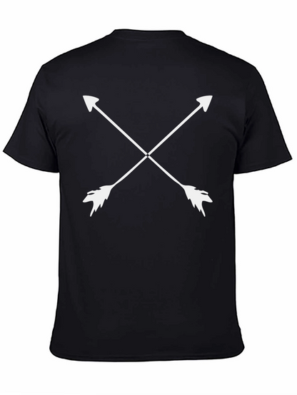 Arrow Cross T-Shirt - Stylish Graphic Tee