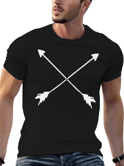 Arrow Cross T-Shirt - Stylish Graphic Tee