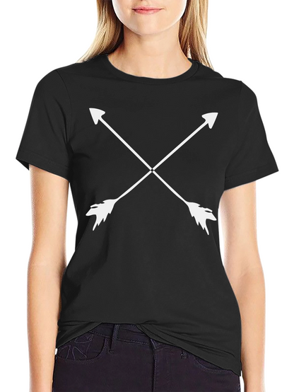 Arrow Cross T-Shirt - Stylish Graphic Tee