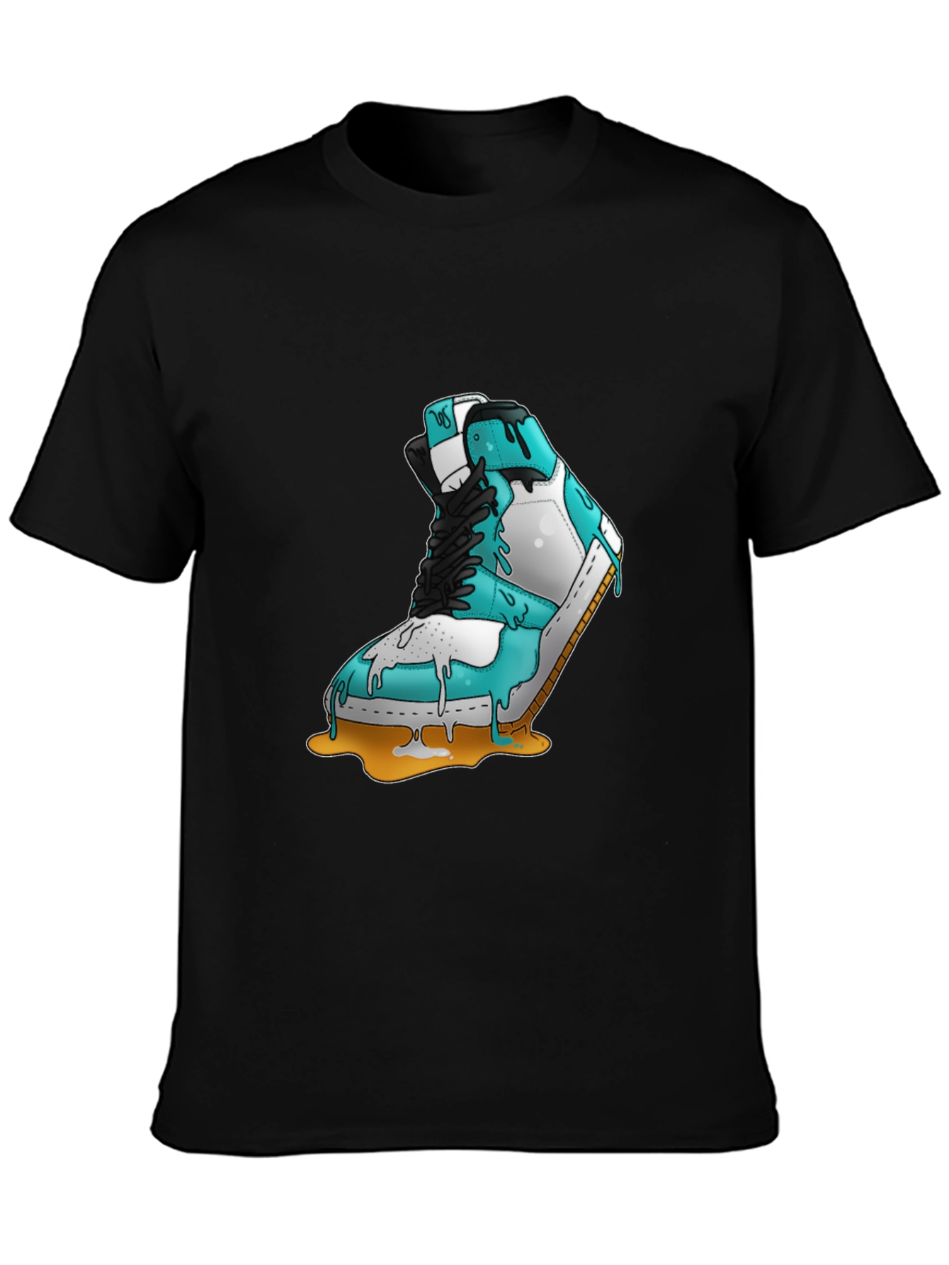 Melting Sneaker Graphic Tee - Cool & Unique
