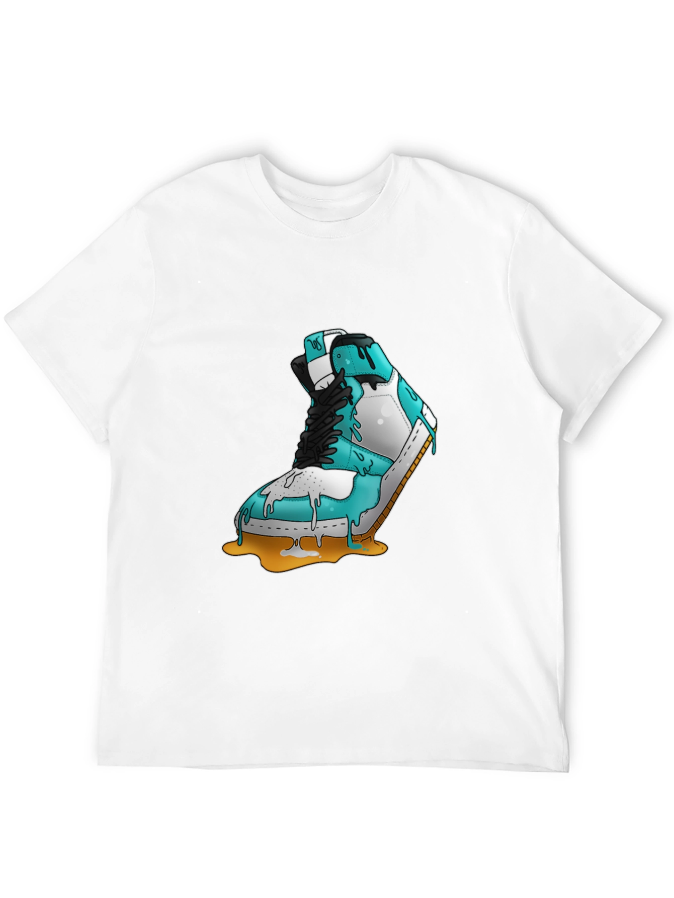 Melting Sneaker Graphic Tee - Cool & Unique