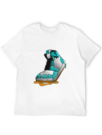 Melting Sneaker Graphic Tee - Cool & Unique
