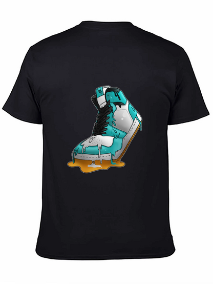 Melting Sneaker Graphic Tee - Cool & Unique