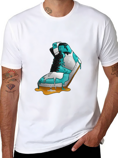 Melting Sneaker Graphic Tee - Cool & Unique