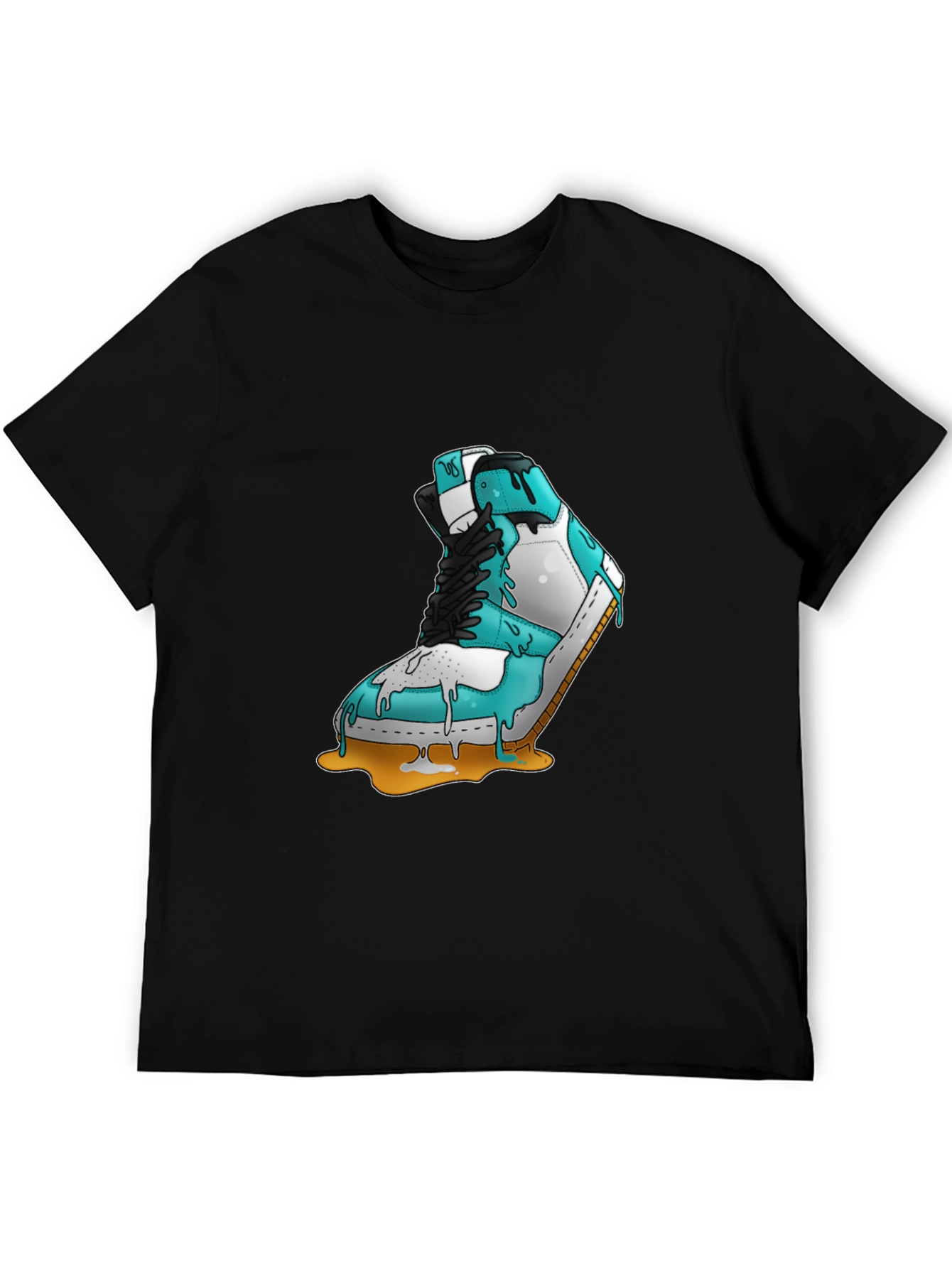 Melting Sneaker Graphic Tee - Cool & Unique
