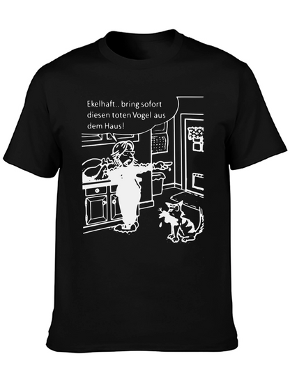 Funny Cartoon Graphic T-Shirt - Bring the Bird Out!