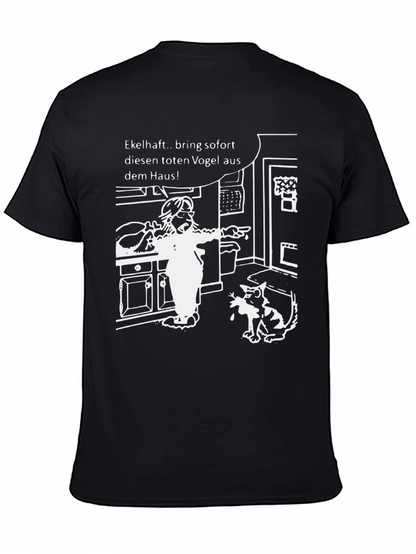 Funny Cartoon Graphic T-Shirt - Bring the Bird Out!