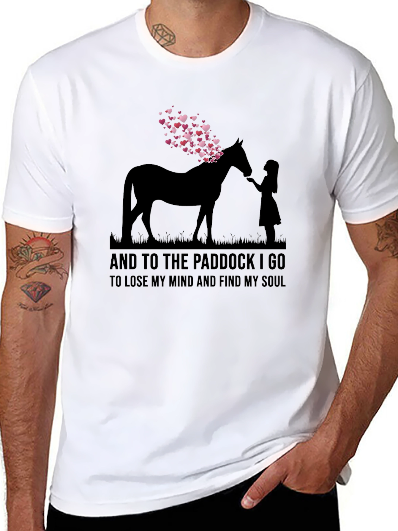 Equestrian Heart T-Shirt - Paddock Soul