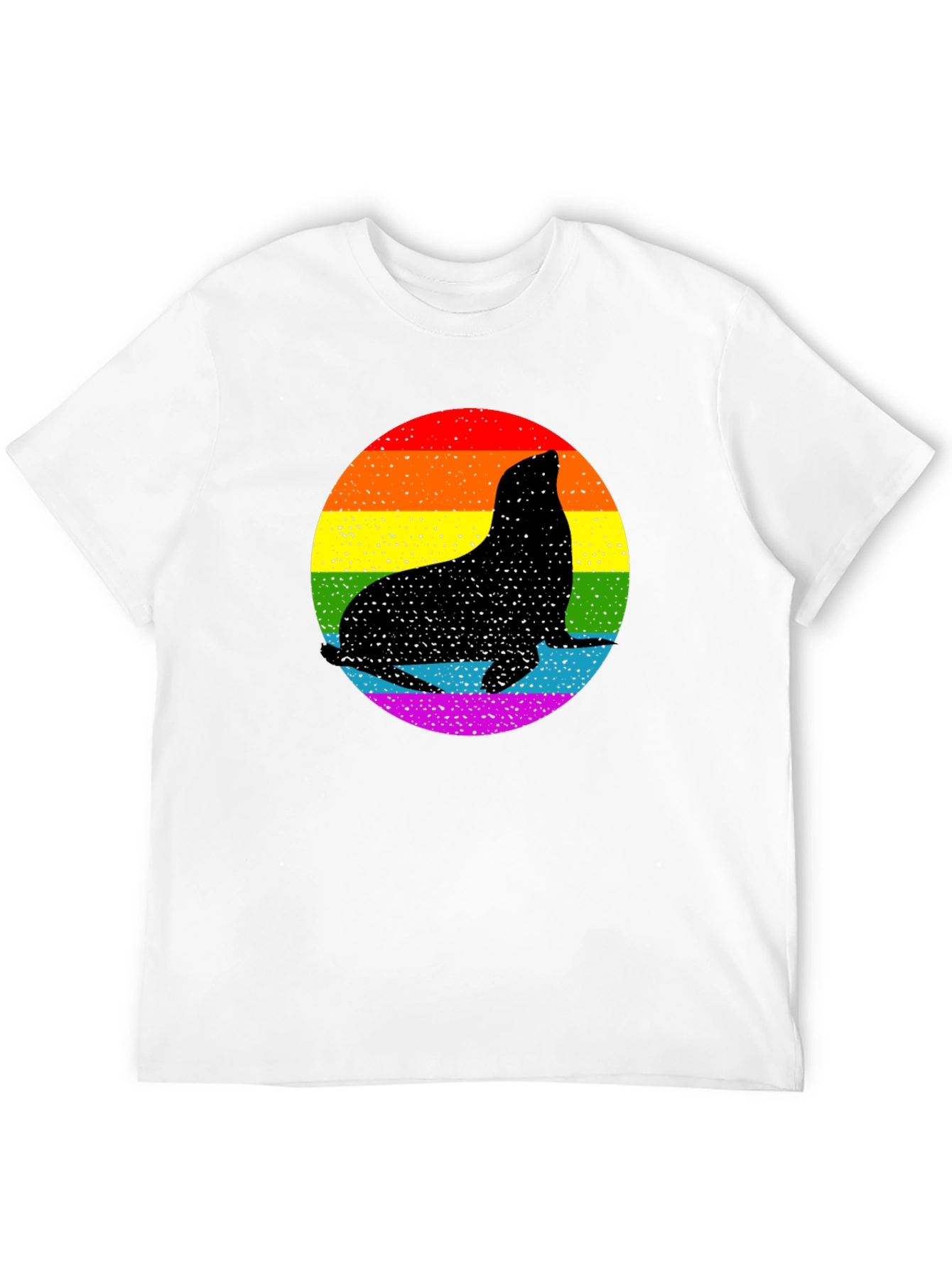 Pride Seal T-Shirt - LGBTQ+ Rainbow Graphic Tee