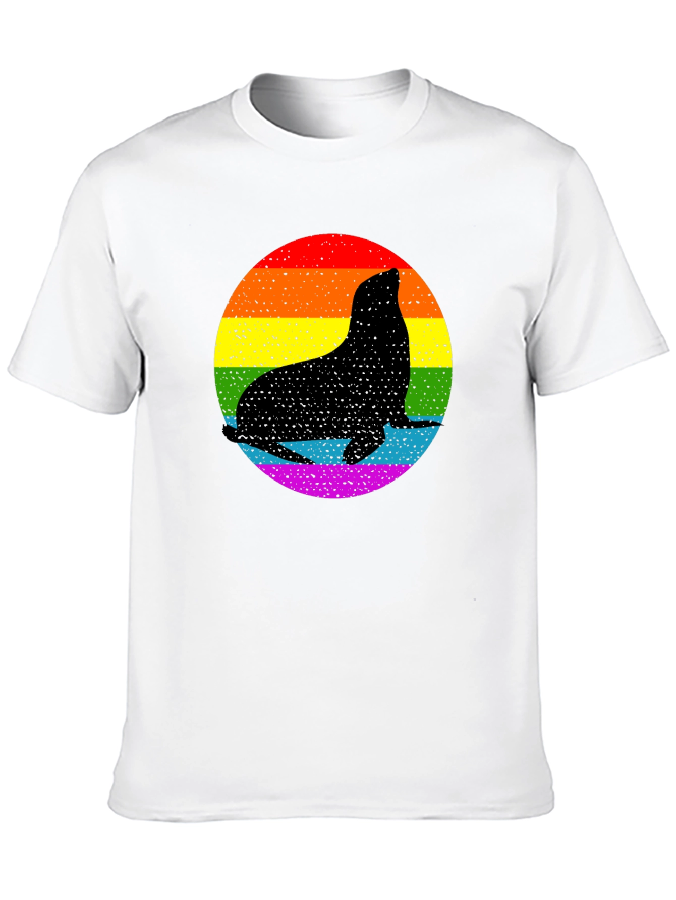 Pride Seal T-Shirt - LGBTQ+ Rainbow Graphic Tee