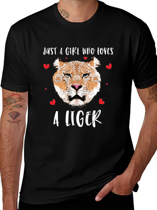 Just a Girl Who Loves Ligers T-Shirt