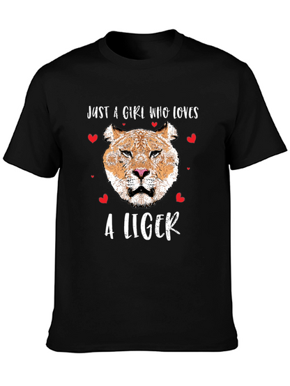Just a Girl Who Loves Ligers T-Shirt