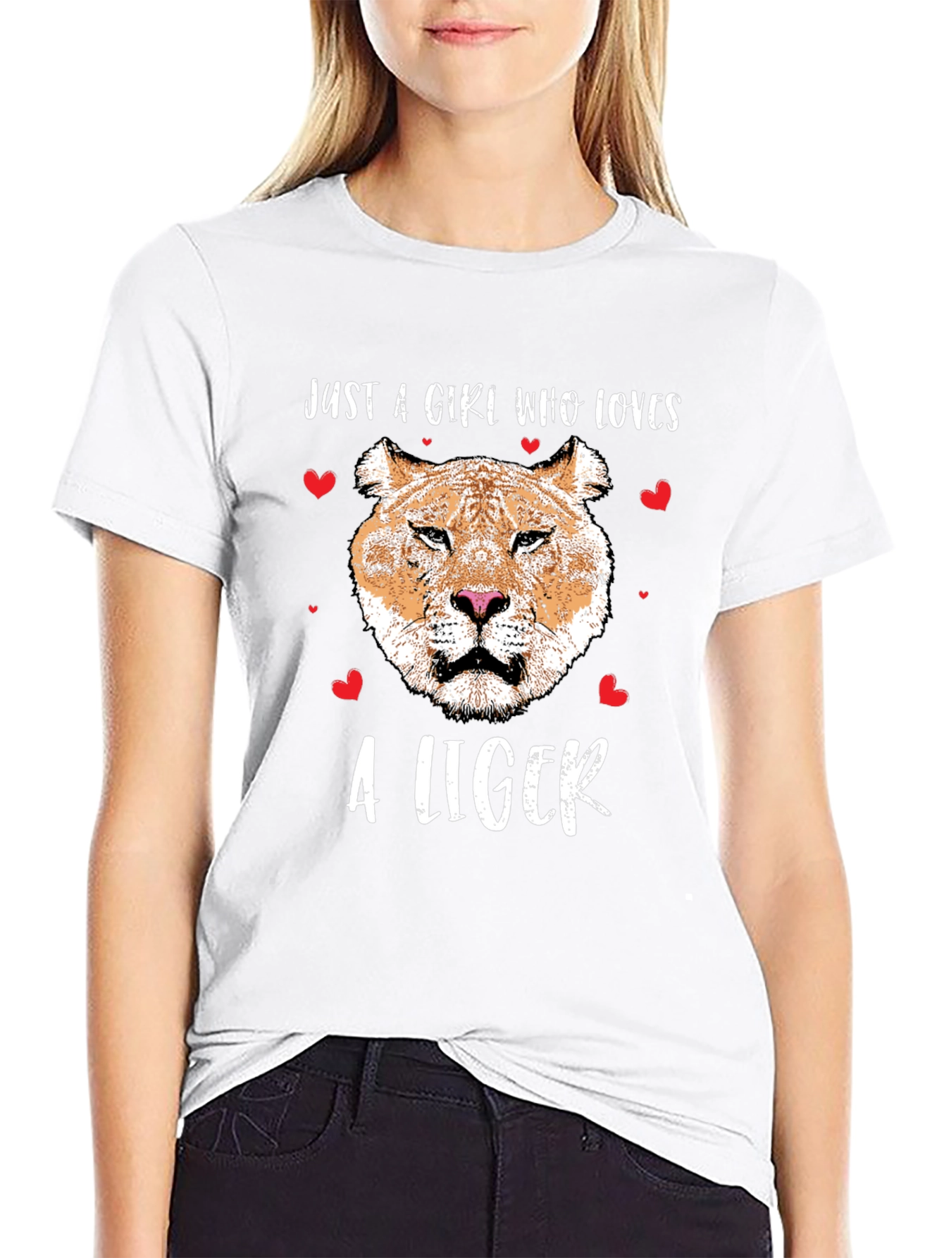 Just a Girl Who Loves Ligers T-Shirt