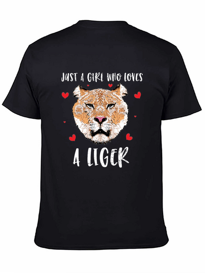 Just a Girl Who Loves Ligers T-Shirt