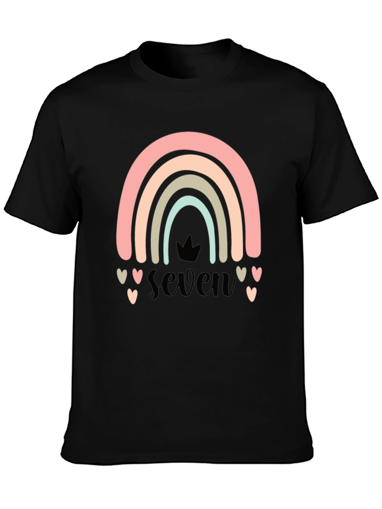 Seven Rainbow Birthday T-Shirt