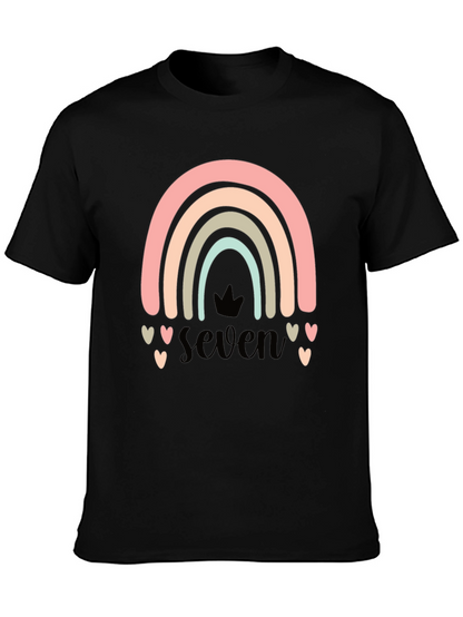 Seven Rainbow Birthday T-Shirt