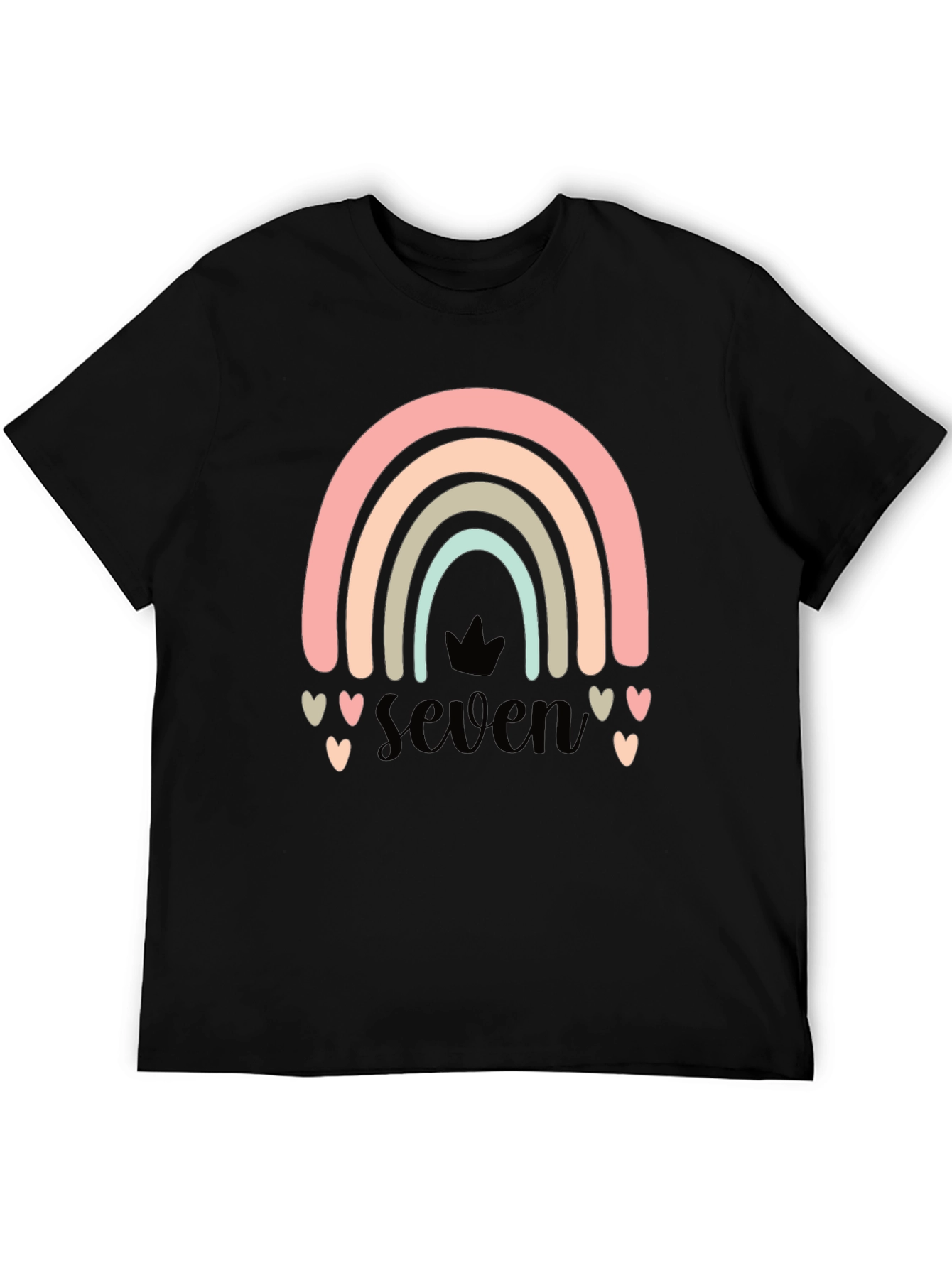 Seven Rainbow Birthday T-Shirt