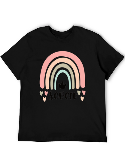Seven Rainbow Birthday T-Shirt