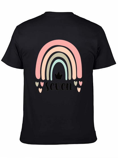 Seven Rainbow Birthday T-Shirt