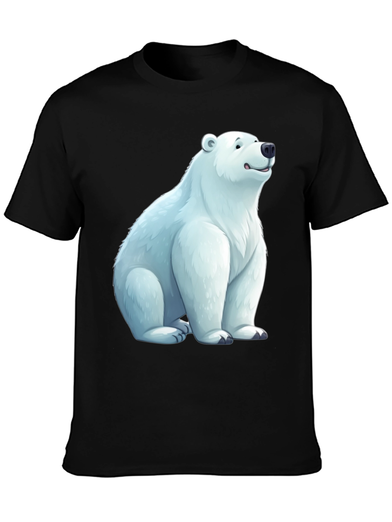 Polar Bear Graphic Tee - Casual Comfort
