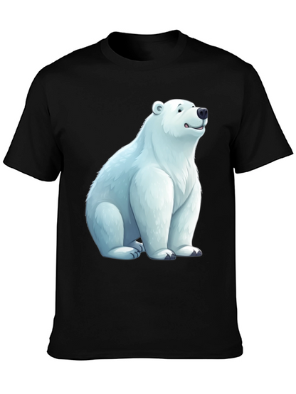 Polar Bear Graphic Tee - Casual Comfort