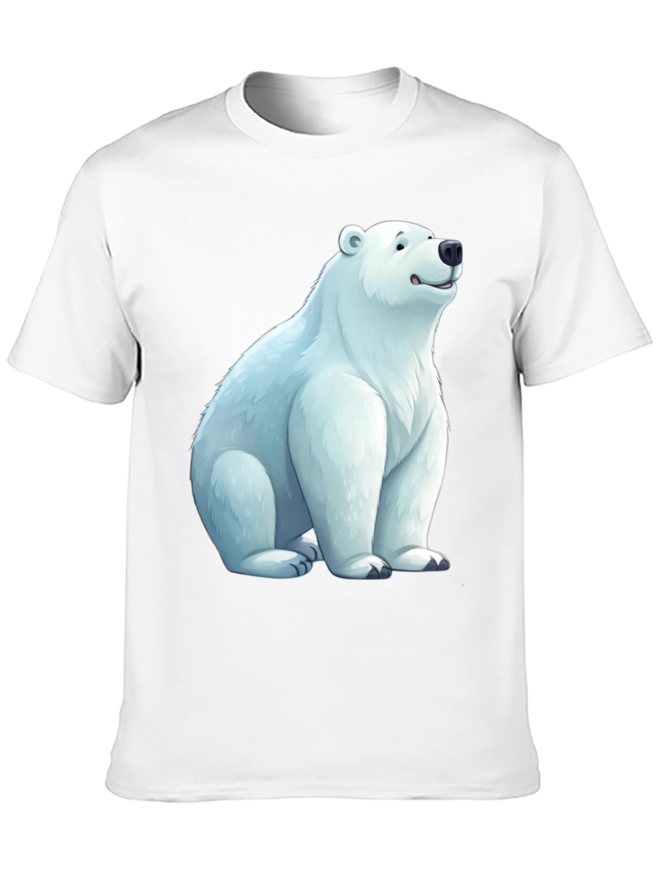 Polar Bear Graphic Tee - Casual Comfort