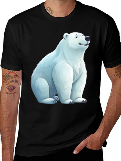 Polar Bear Graphic Tee - Casual Comfort