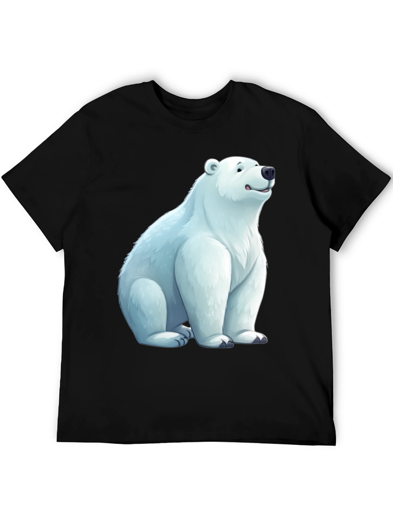 Polar Bear Graphic Tee - Casual Comfort