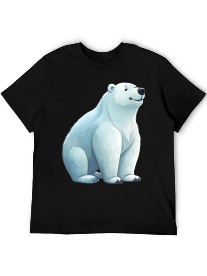 Polar Bear Graphic Tee - Casual Comfort