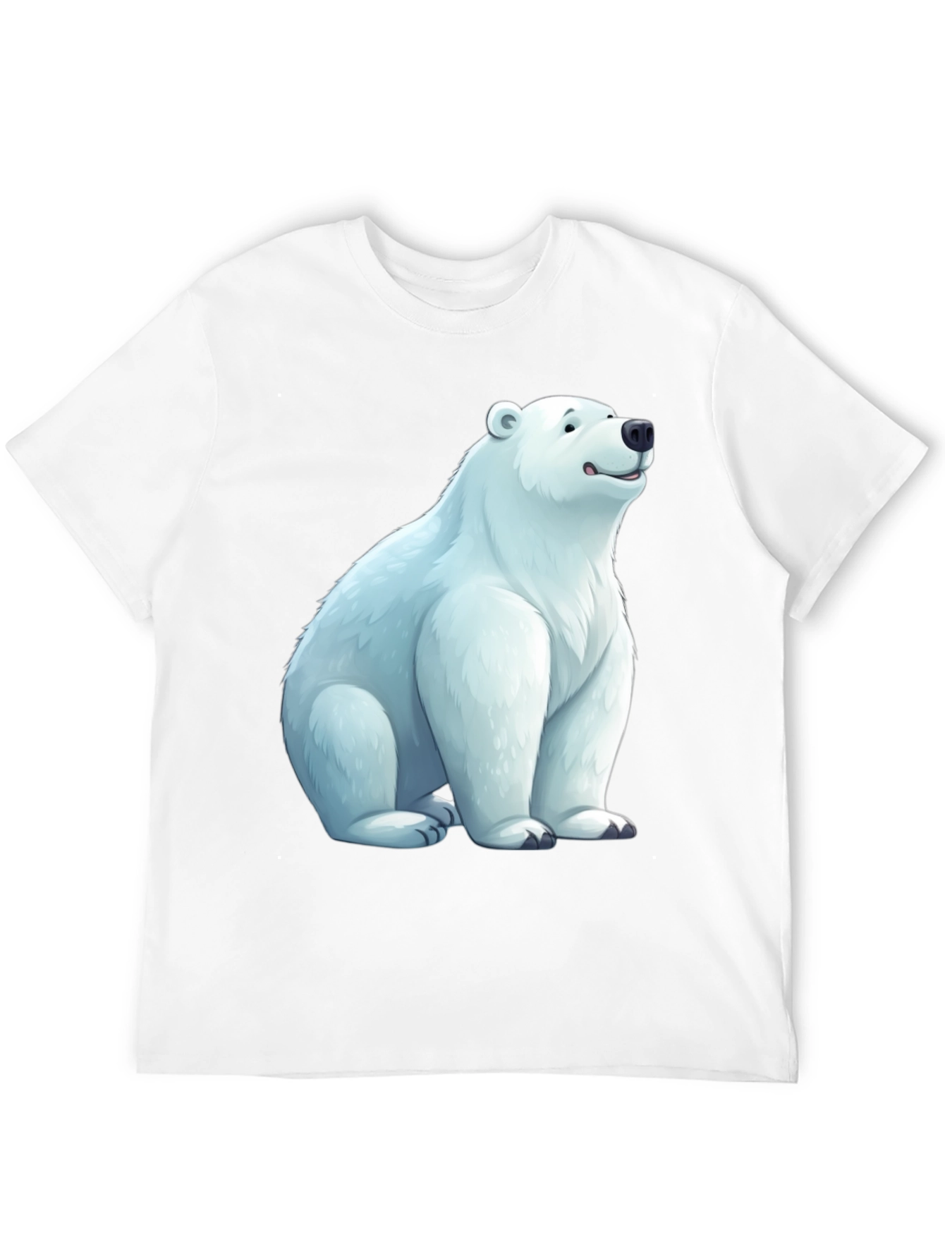 Polar Bear Graphic Tee - Casual Comfort