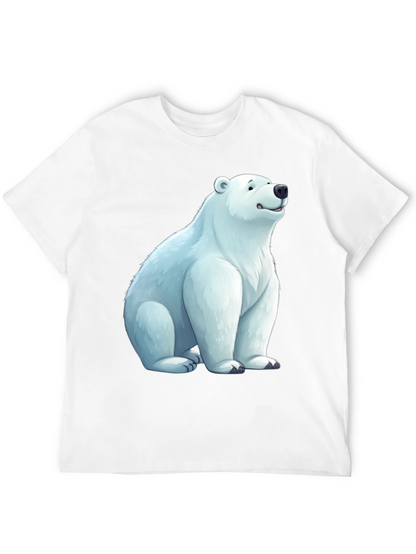 Polar Bear Graphic Tee - Casual Comfort