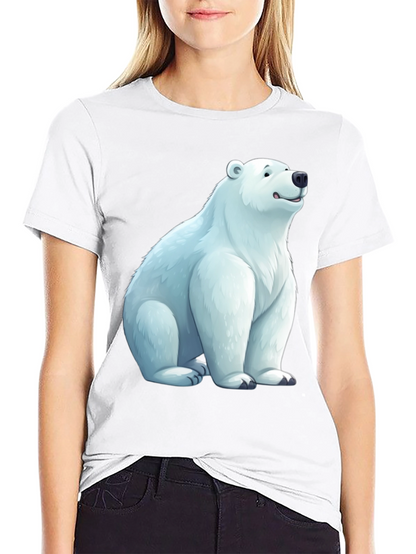 Polar Bear Graphic Tee - Casual Comfort
