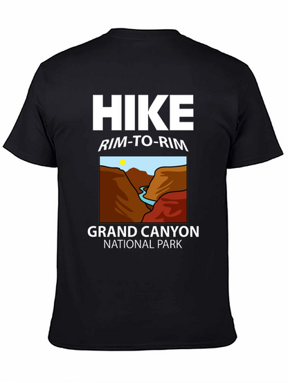 Grand Canyon Hike Rim-to-Rim Black T-Shirt