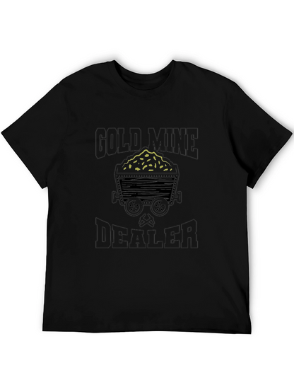 Gold Mine Dealer T-Shirt - Mining Cart Graphic Tee
