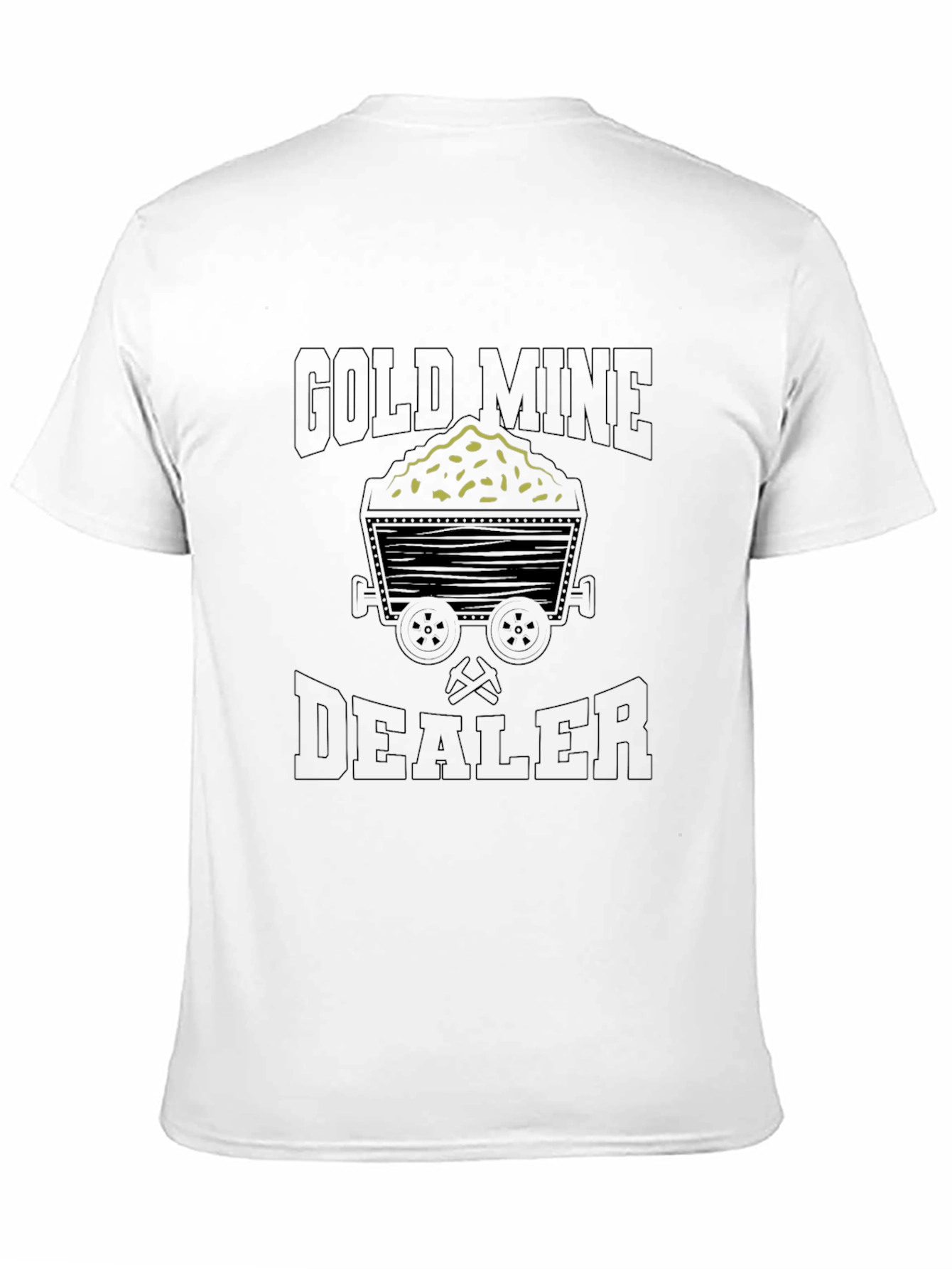 Gold Mine Dealer T-Shirt - Mining Cart Graphic Tee