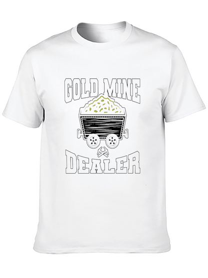 Gold Mine Dealer T-Shirt - Mining Cart Graphic Tee