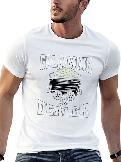 Gold Mine Dealer T-Shirt - Mining Cart Graphic Tee