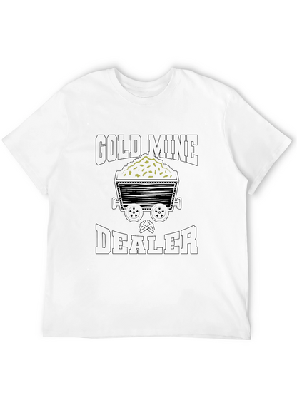 Gold Mine Dealer T-Shirt - Mining Cart Graphic Tee