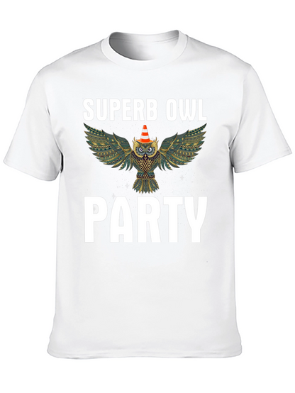 Superb Owl Party T-Shirt - Fun Graphic Tee